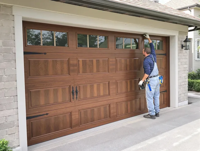 Custom garage door showcase by Seekonk Garage Door Repair in Seekonk