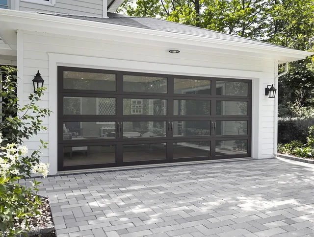 Seekonk Garage Door Repair design specialist presenting custom garage door options to Seekonk homeowner