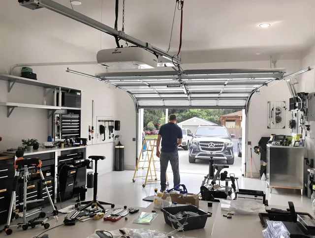 Garage door opener installation by Seekonk Garage Door Repair in Seekonk