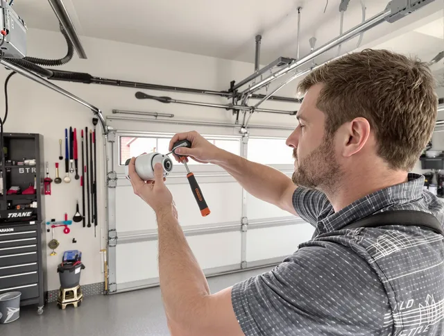 Garage door opener repair service by Seekonk Garage Door Repair in Seekonk