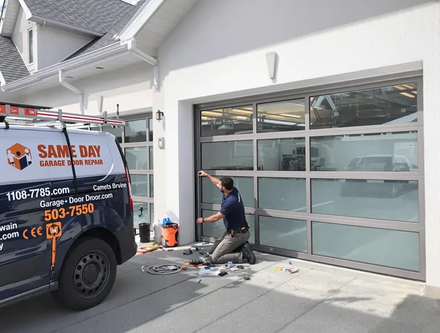Same-day garage door repair service by Seekonk Garage Door Repair in Seekonk